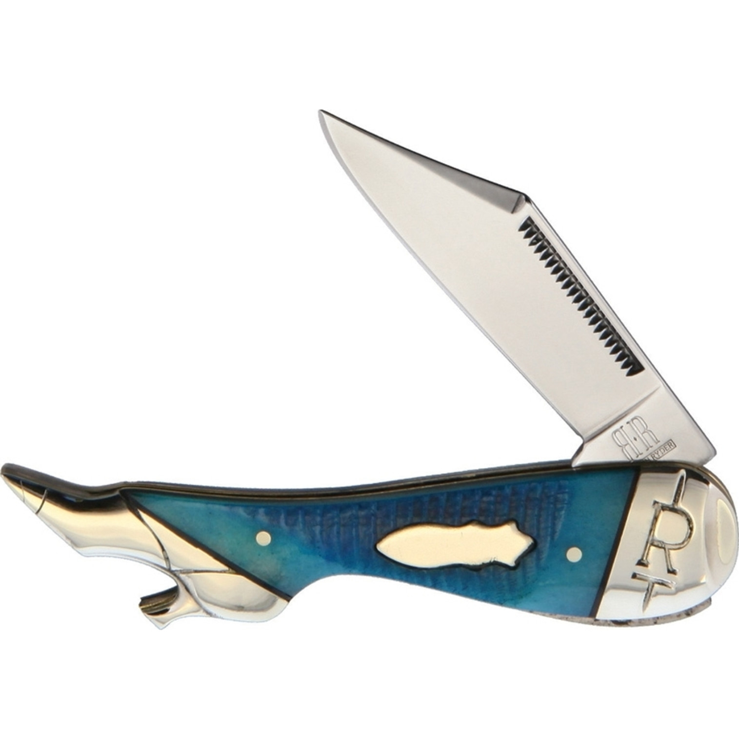 Black and Blue Leg Knife