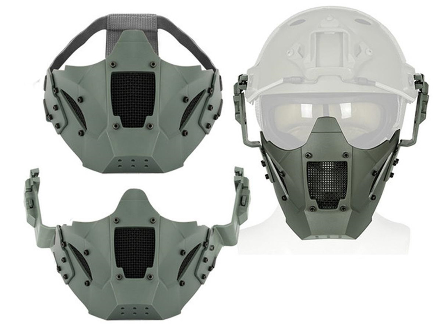 Matrix Iron Warrior Polymer and Mesh Modular Face Mask