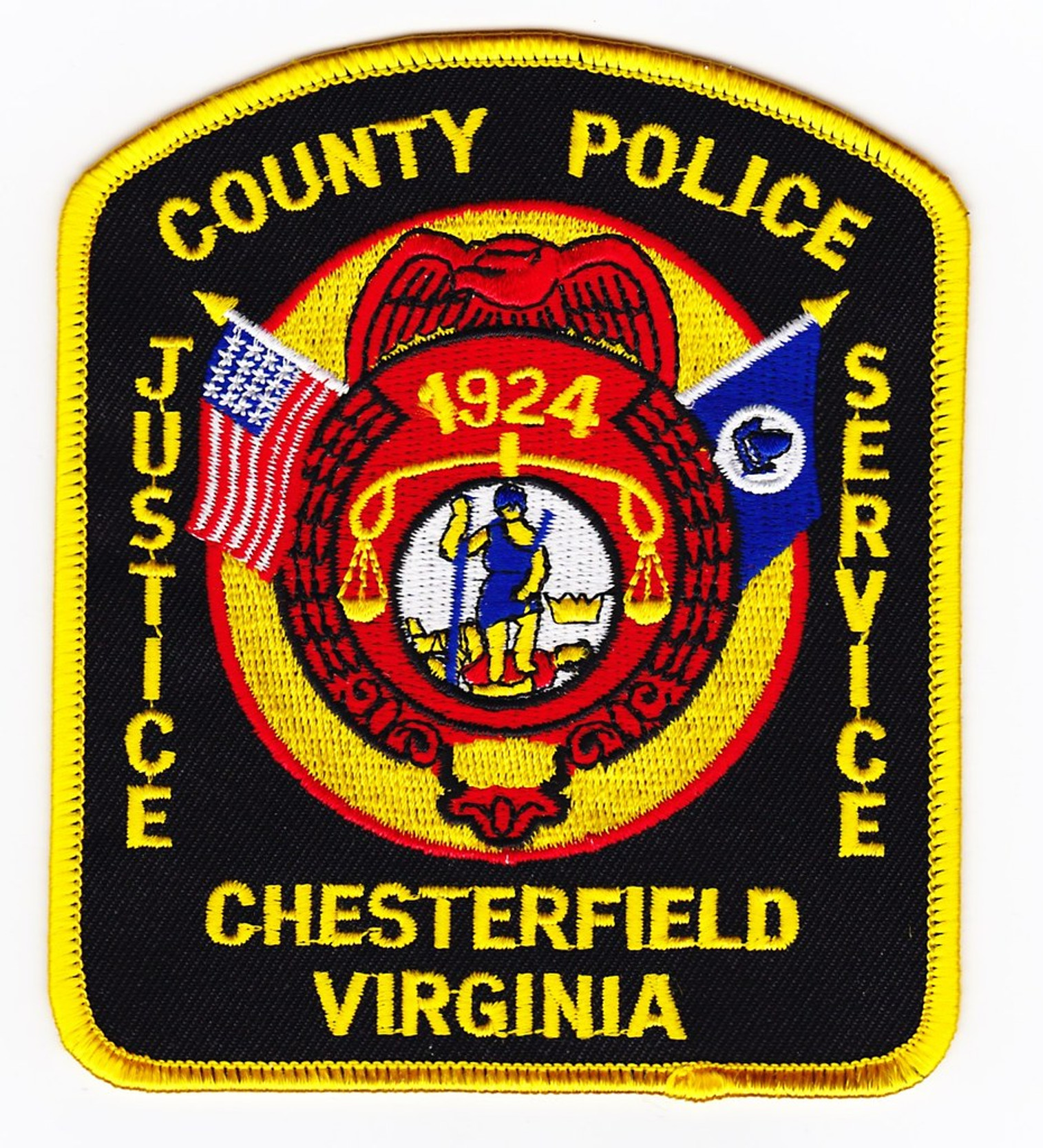 Chesterfield VA Police Patch