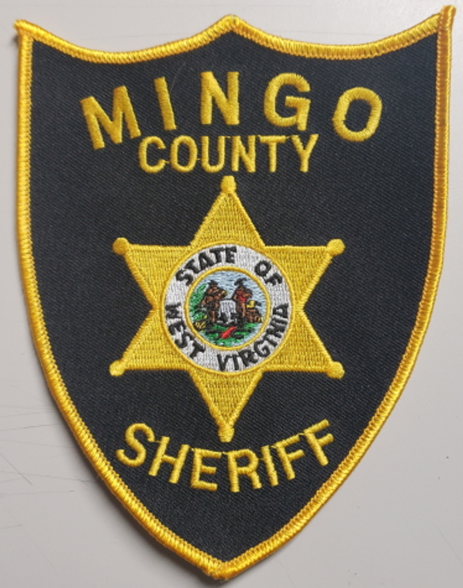 Mingo County WV Police Patch - GOLD