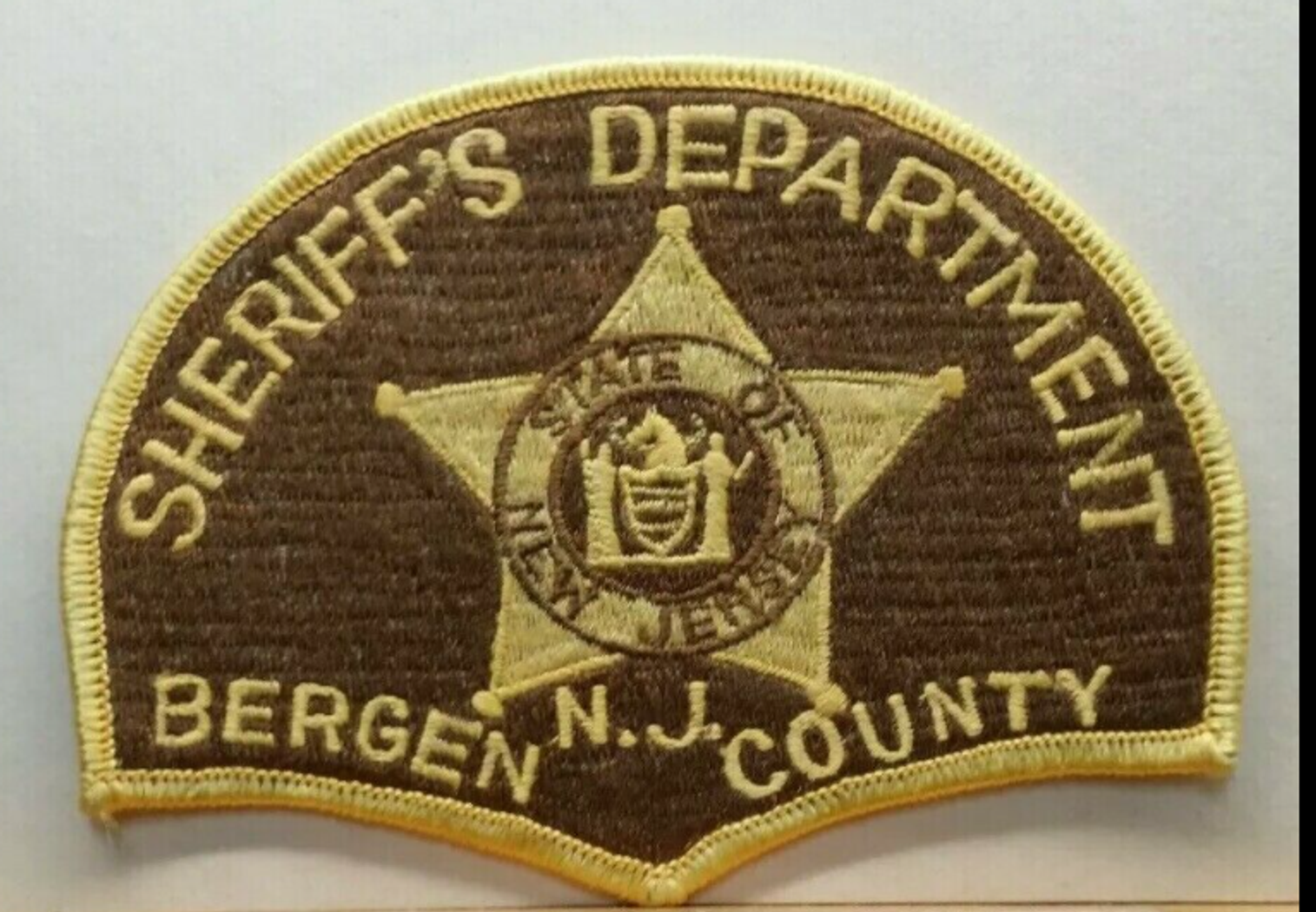 Bergen County Sheriff's Dept. NJ Police Patch