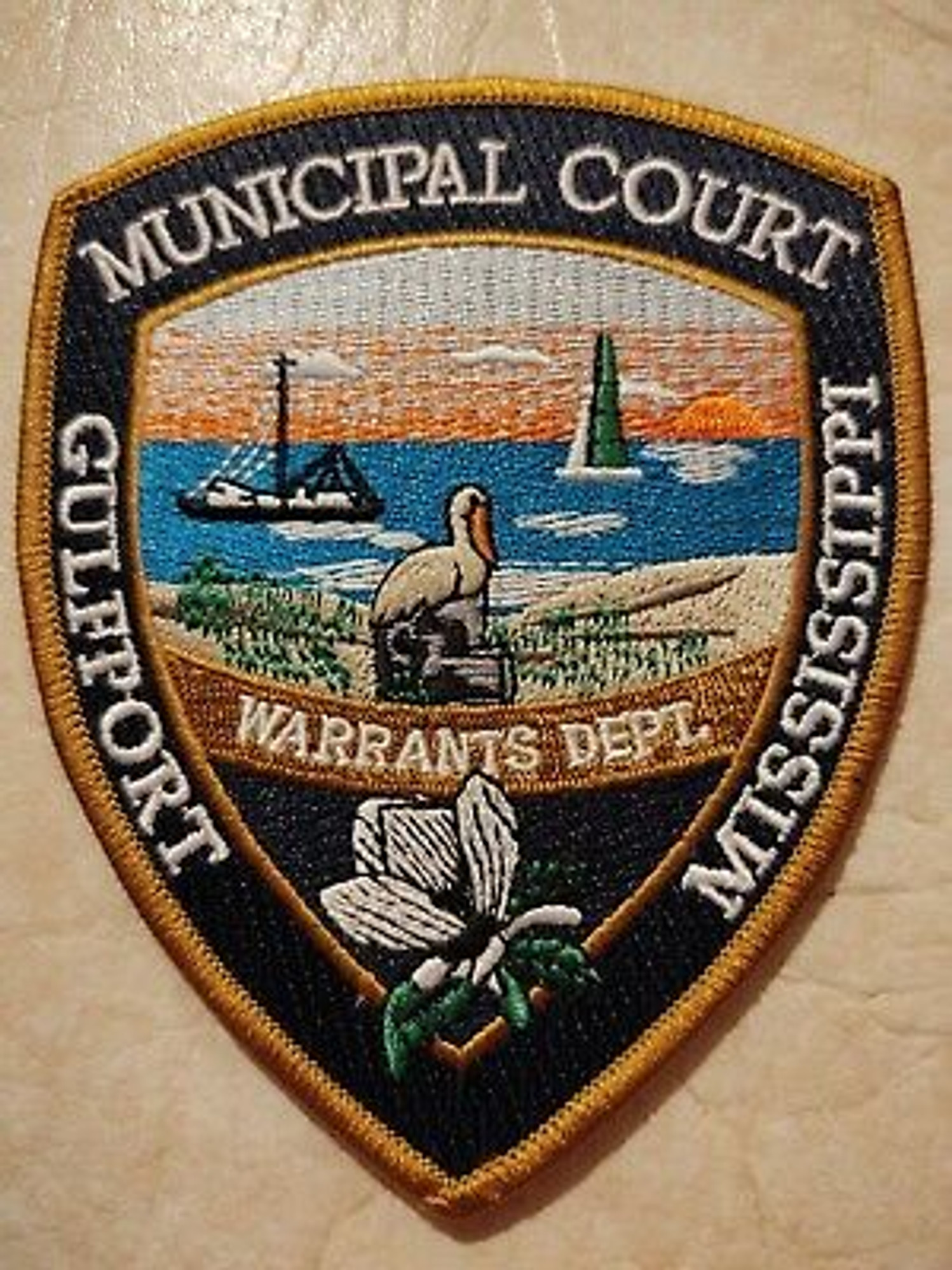 Municipal Court Gulfport MI Police Patch