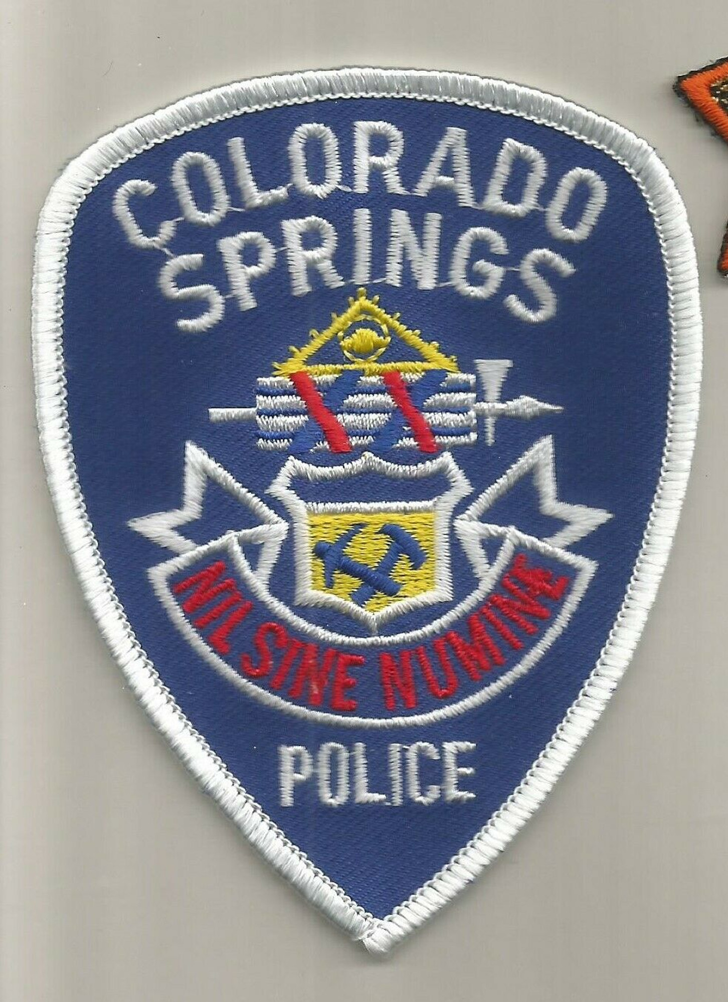 Colorado Springs CO Police Patch