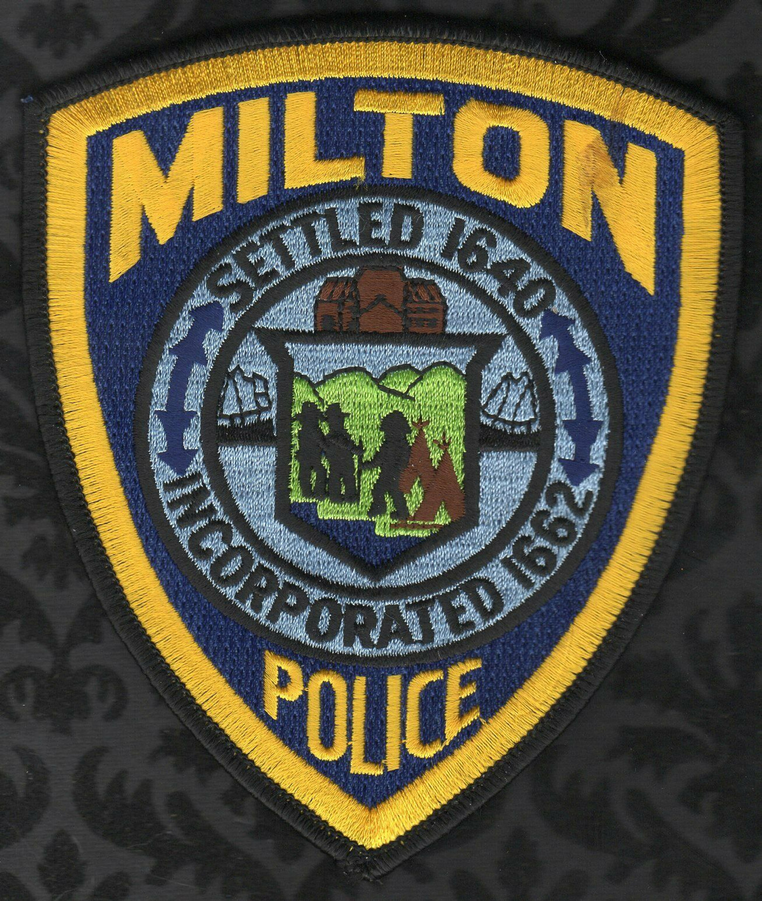 Milton MA Police Patch
