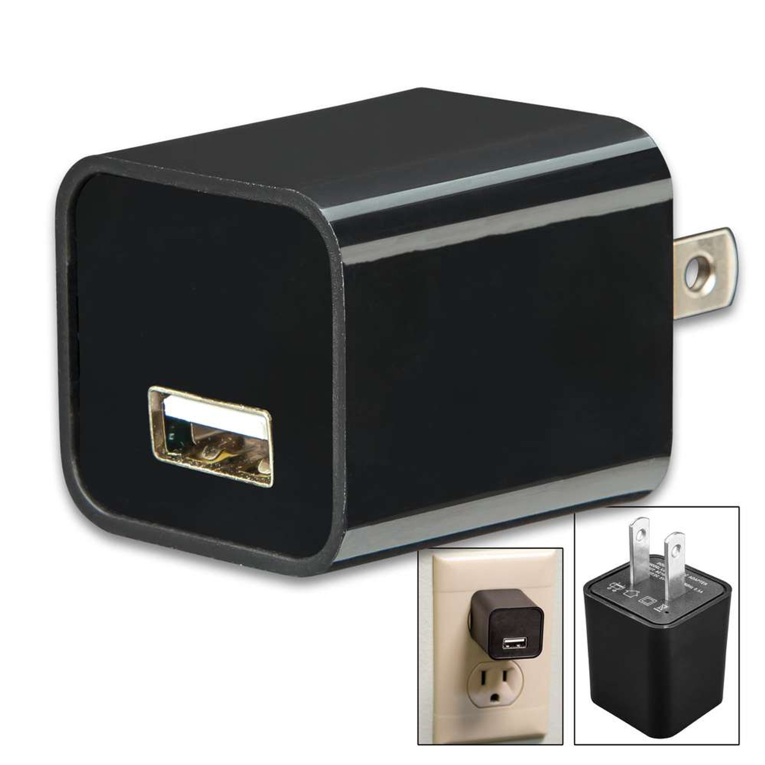 Night Watchman 8GB USB Spy Camera And Charger