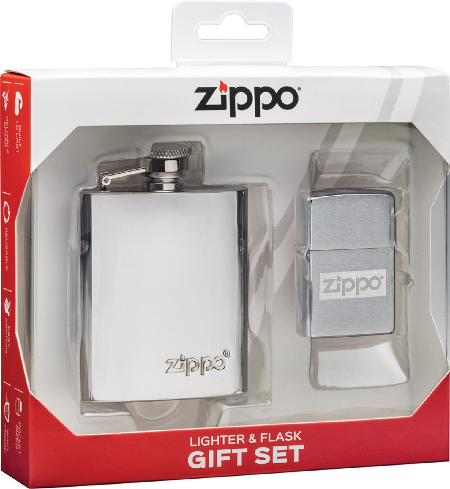 200 Zippo Design Ltr & Flask S