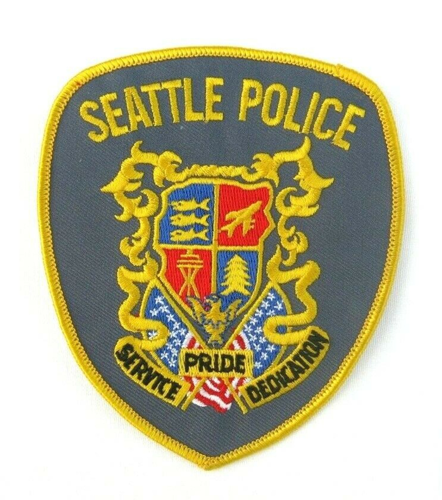 Seattle WA Gold Police Patch
