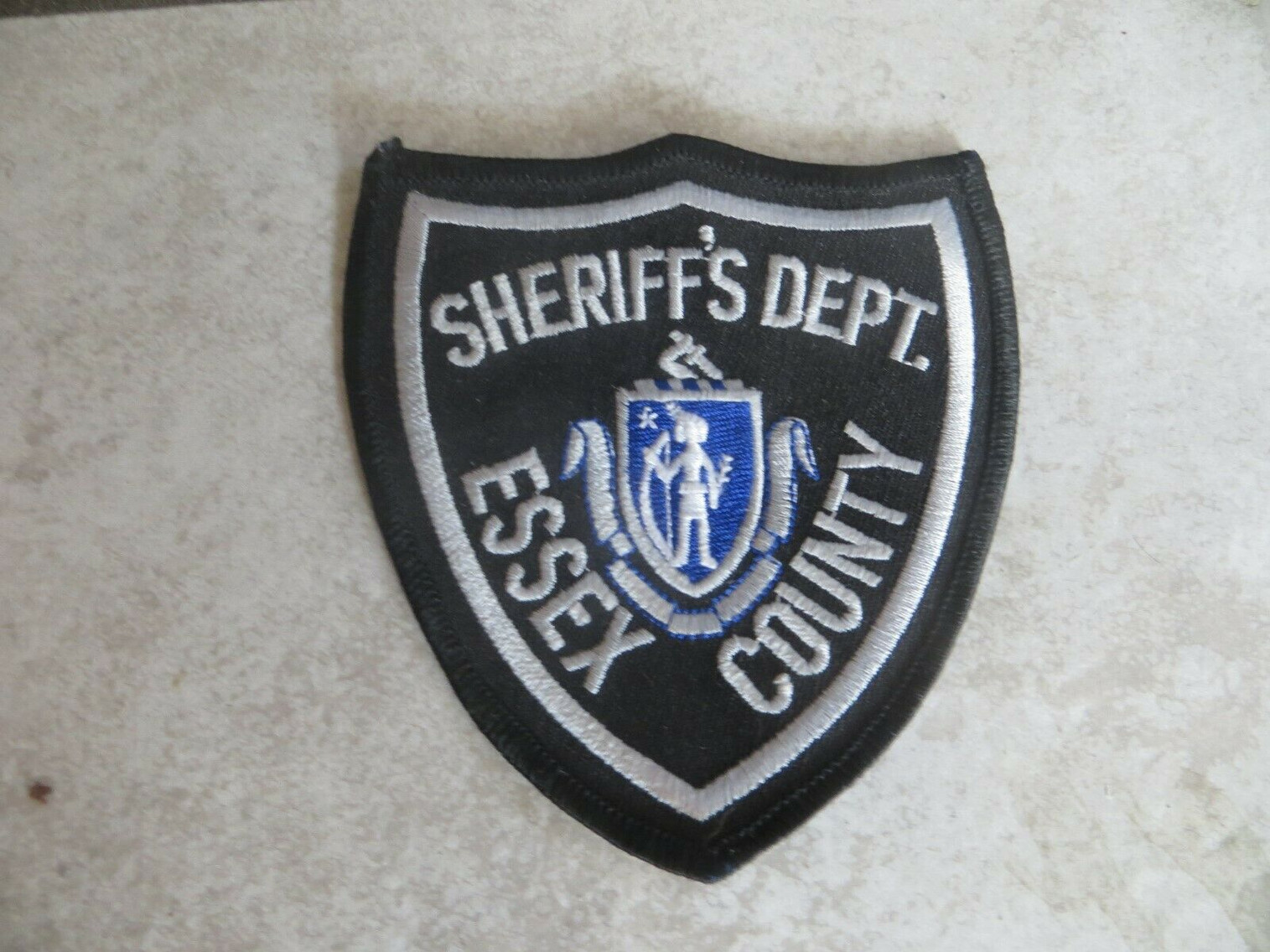 Essex County Sheriff MA Silver Police Patch