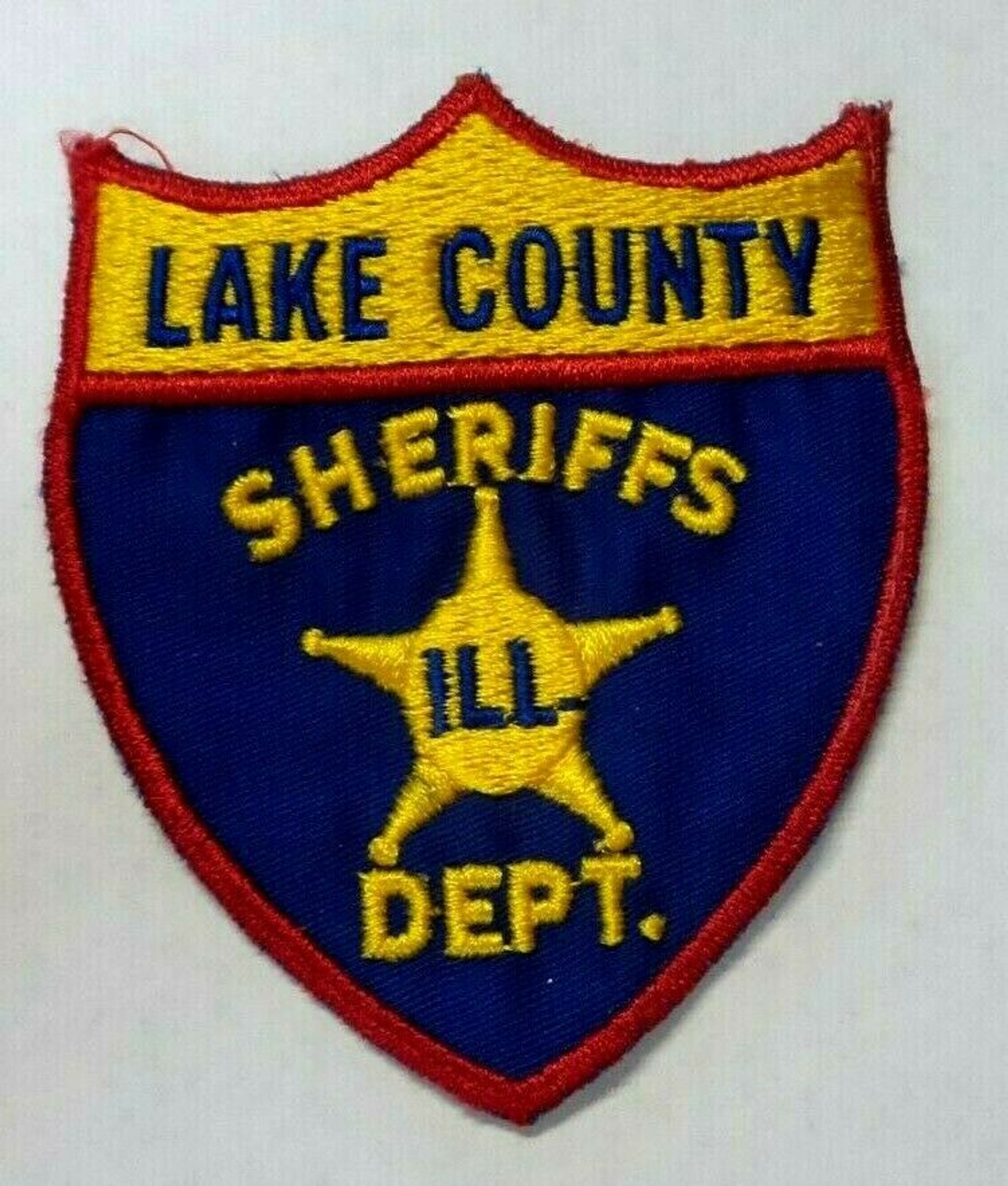 Old Lake County Sheriff IL Police Patch