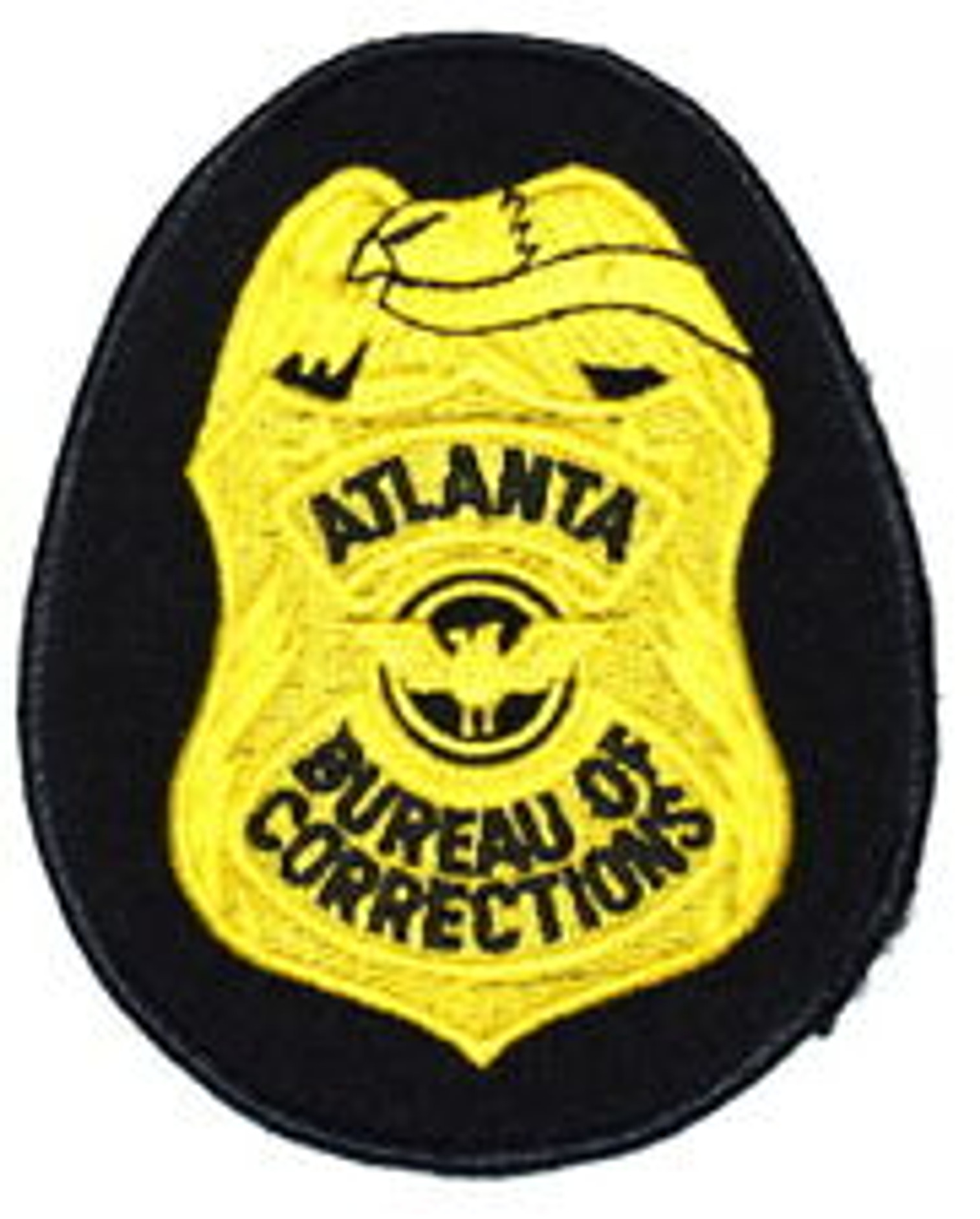 Atlanta, Georgia Bureau of Corrections Police Patch - GOLD