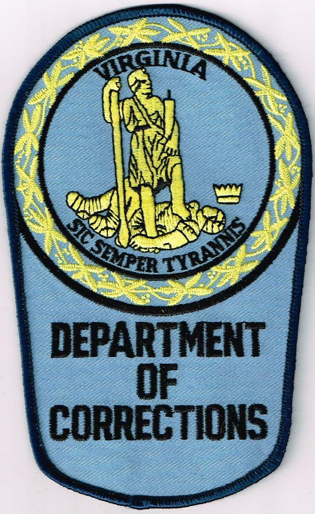 Dept. of Corrections VA Police Patch