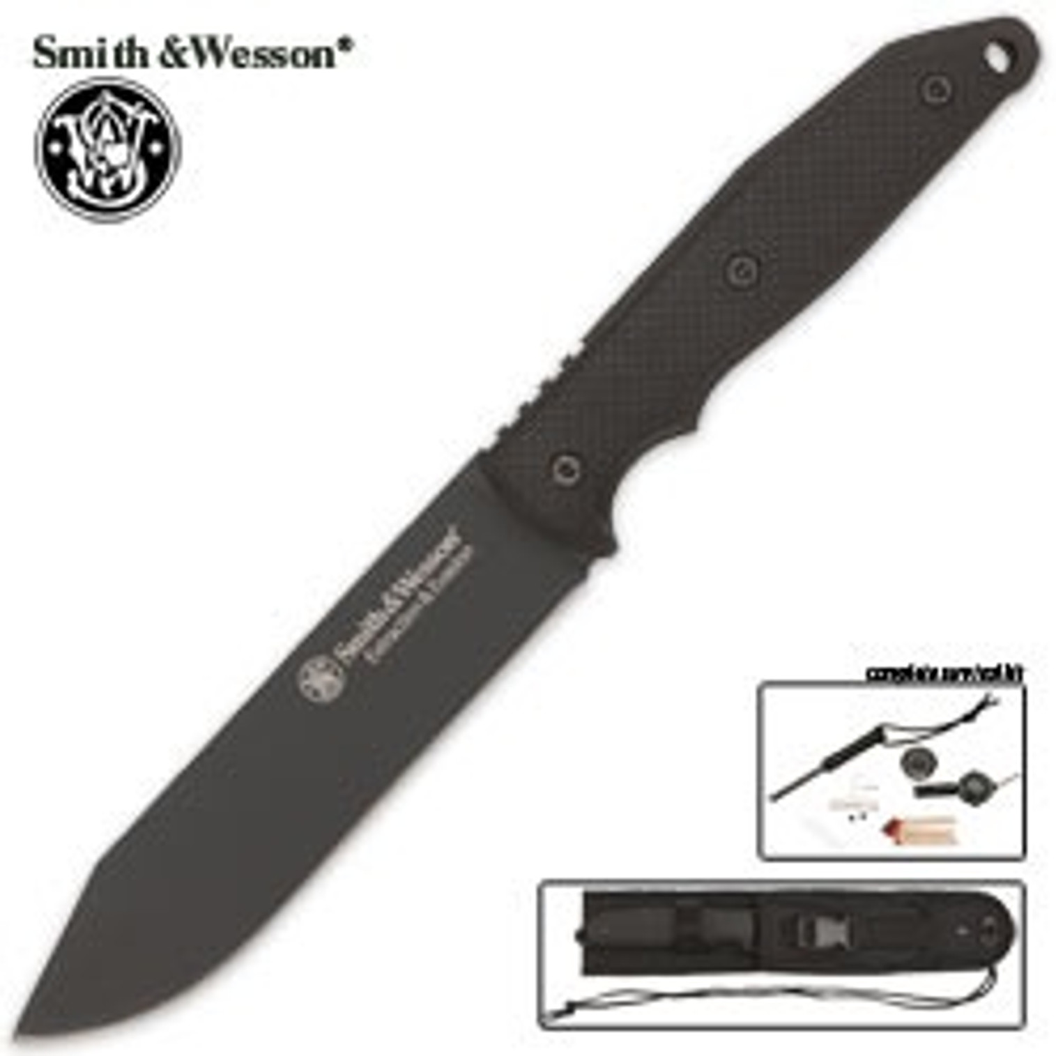 Smith And Wesson Extraction And Evasion Bowie Fixed Blade Knife