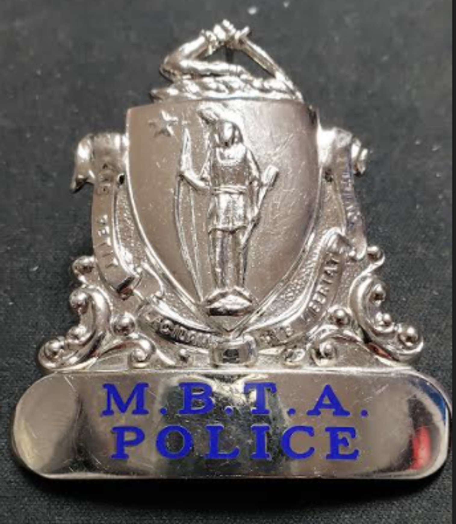 Vintage M.B.T.A. MA (MA Transit) Police Officer Badge