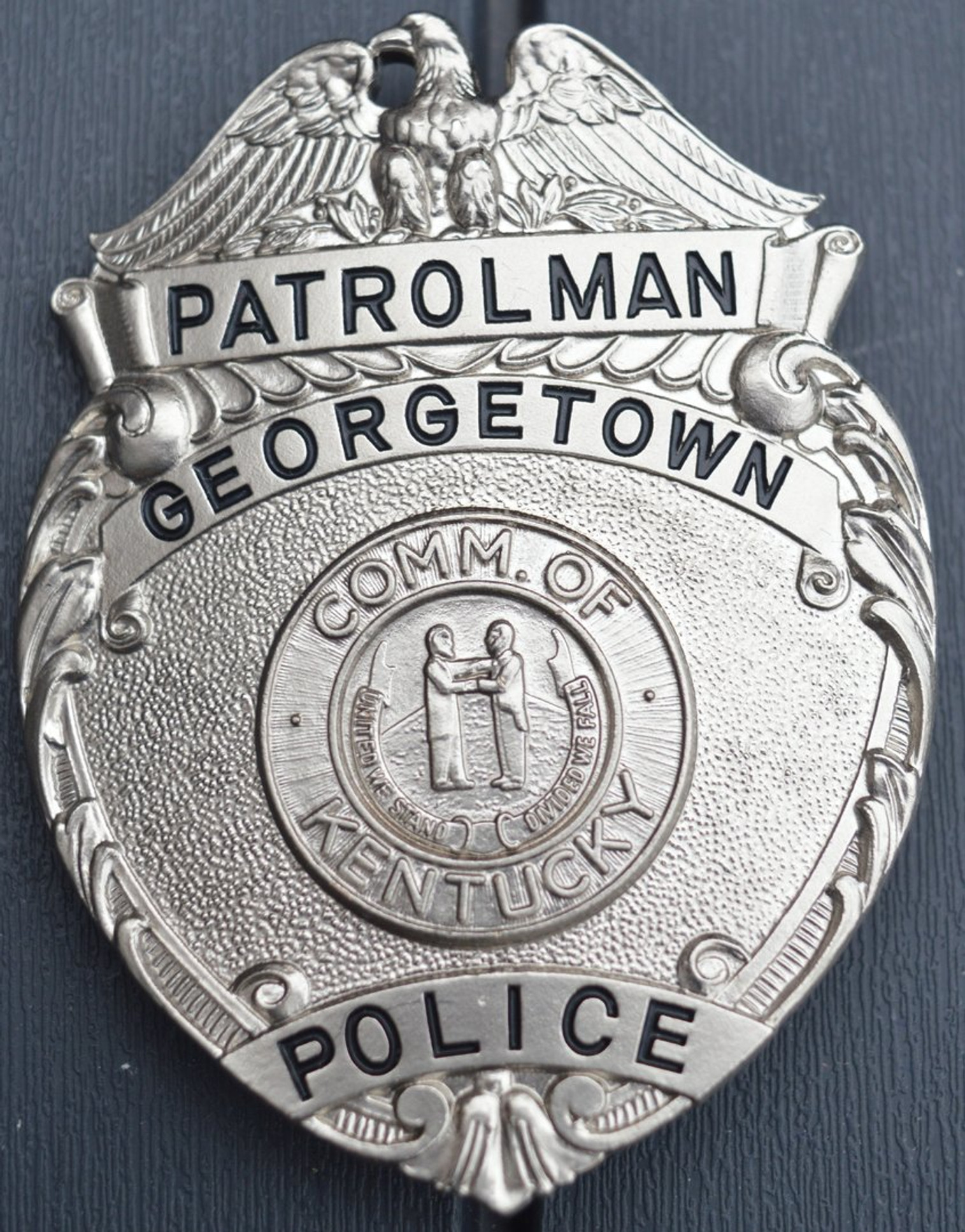 Georgetown KY Patrolman Police Officer Badge