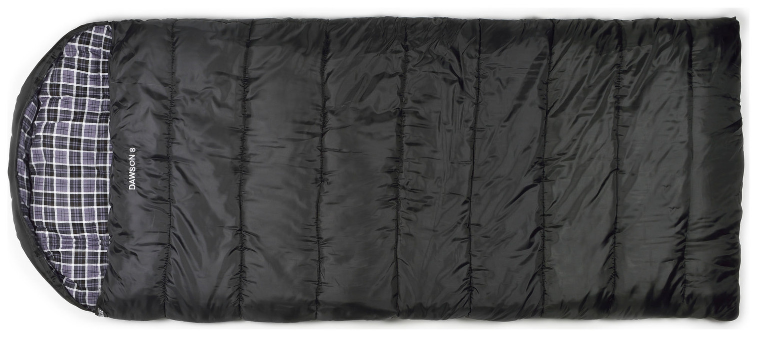 Trailside Dawson 8 (-22F) Sleeping Bag (Color: Black)