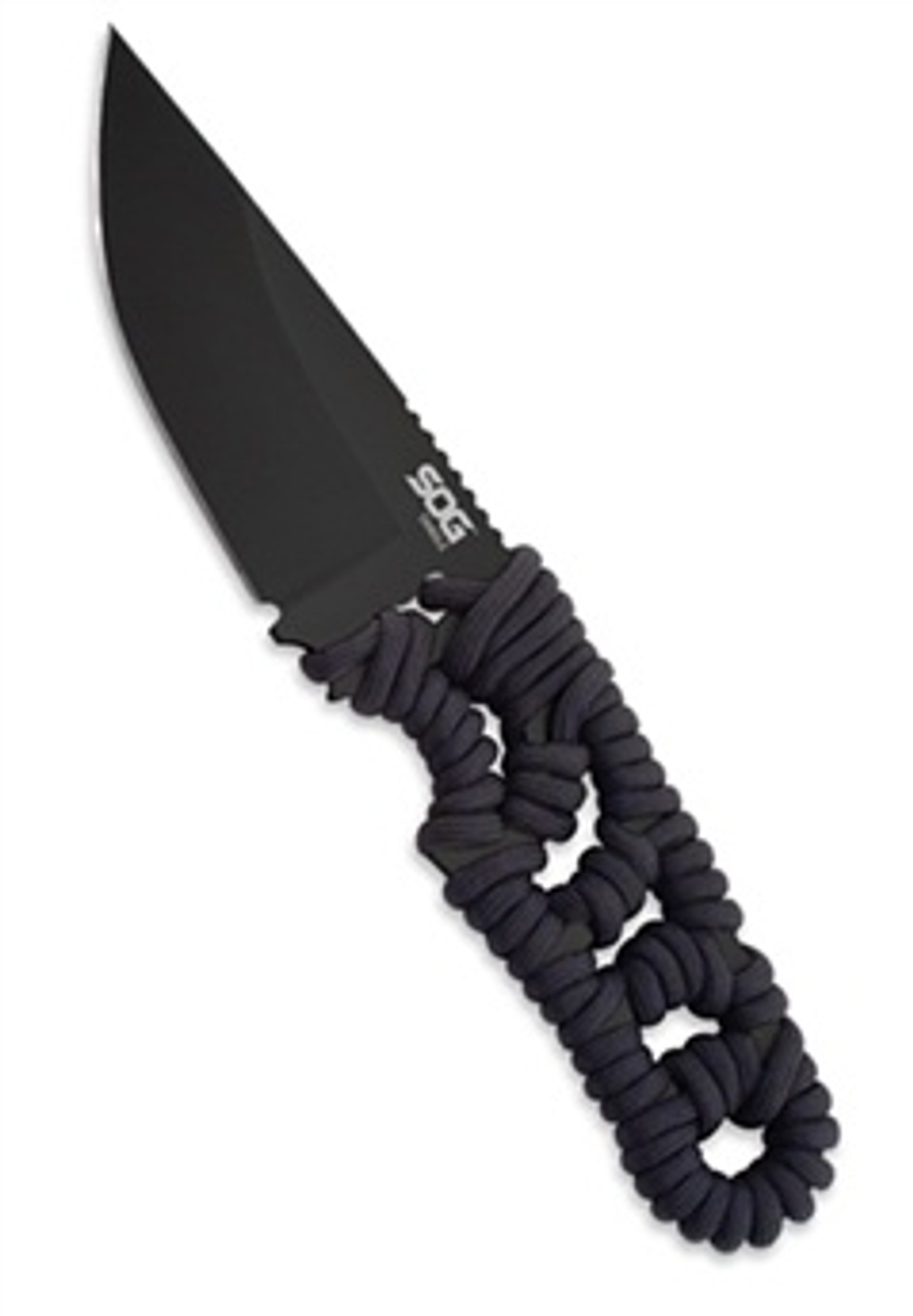 SOG Tangle Black HardCase Fixed Blade Knife