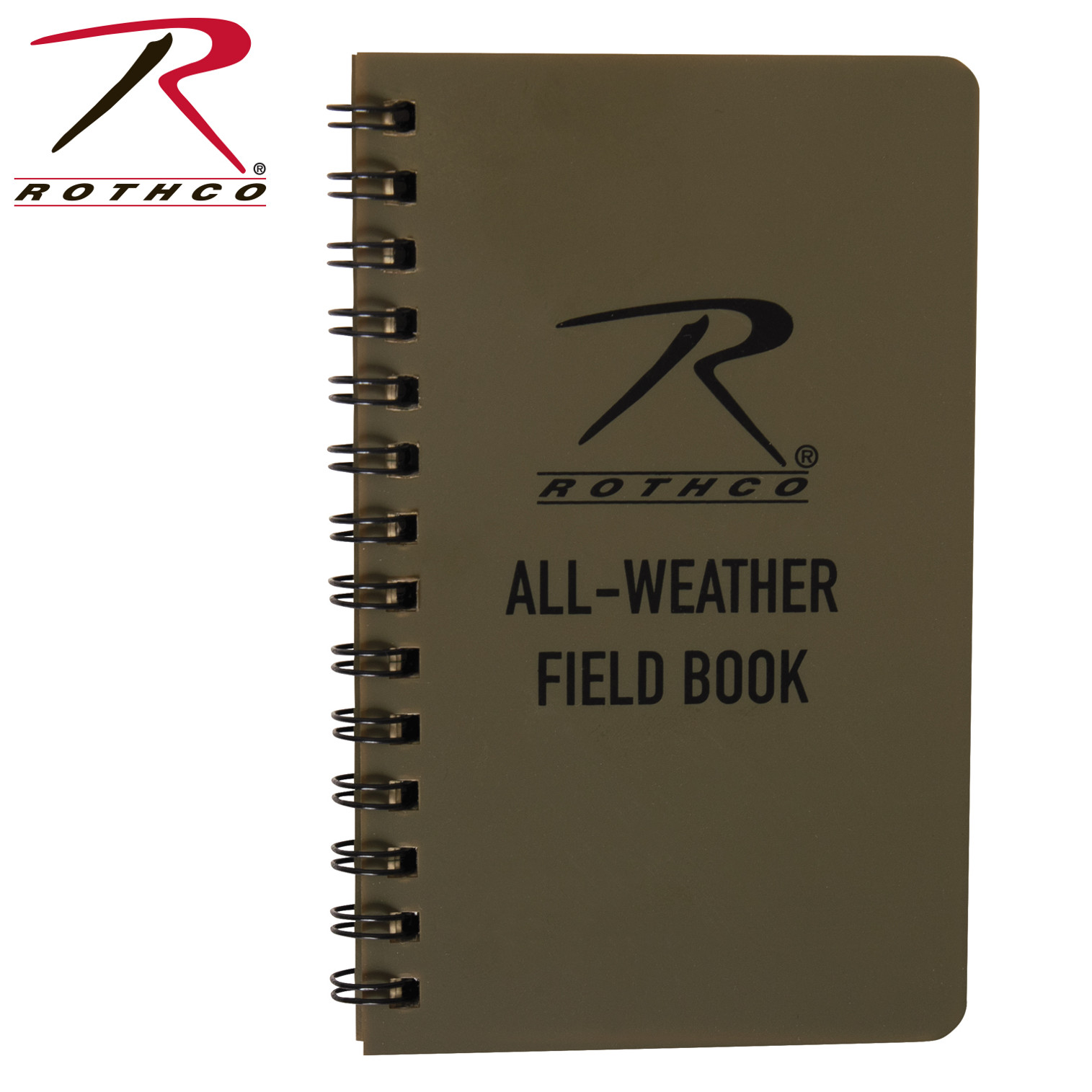 Rothco All Weather Waterproof Notebook - Coyote Brown