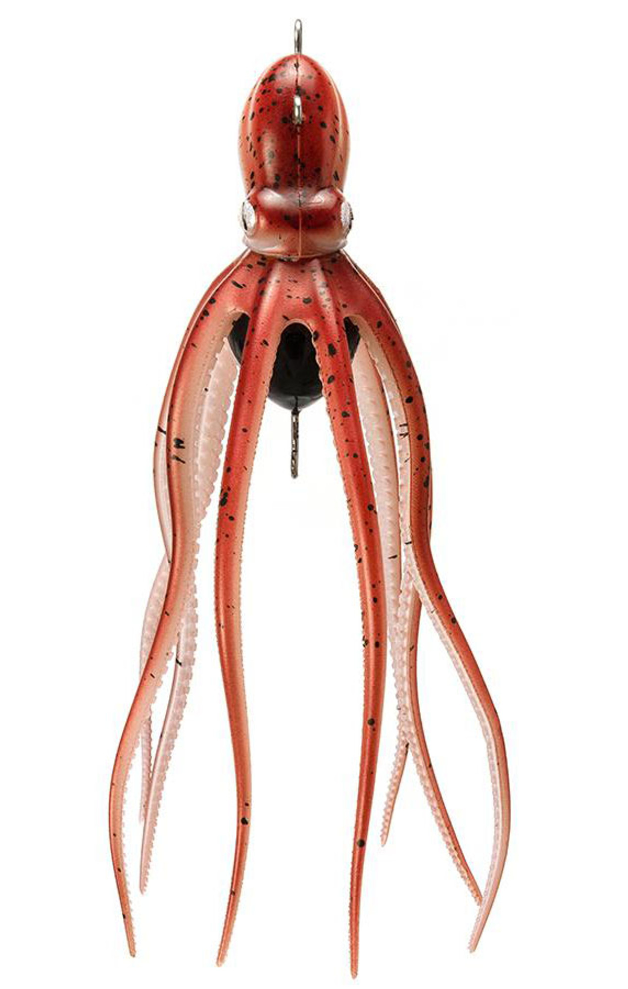 Mustad InkVader Octopus Live Jig w/ Assist Hooks (Color: Red)