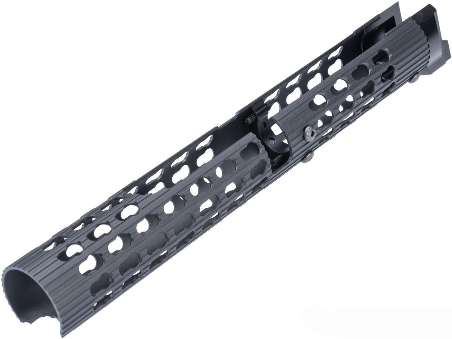 5KU Tubular Keymod Handguard for AK Airsoft AEG Rifles ( Black / VS-24)