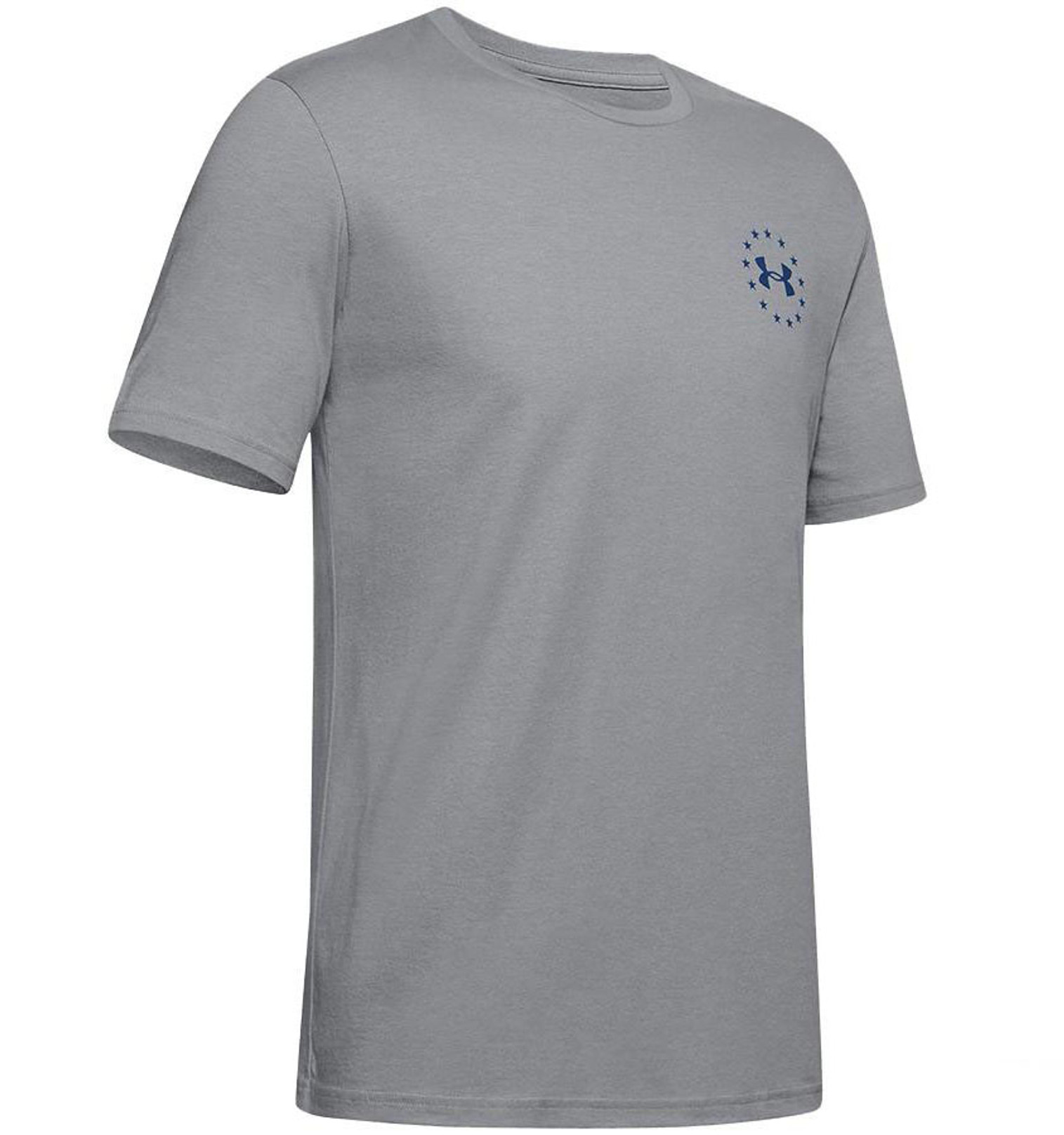 Under Armour Men's UA Freedom "Triumphant Victory" T-Shirt (Color: Steel-American Blue)