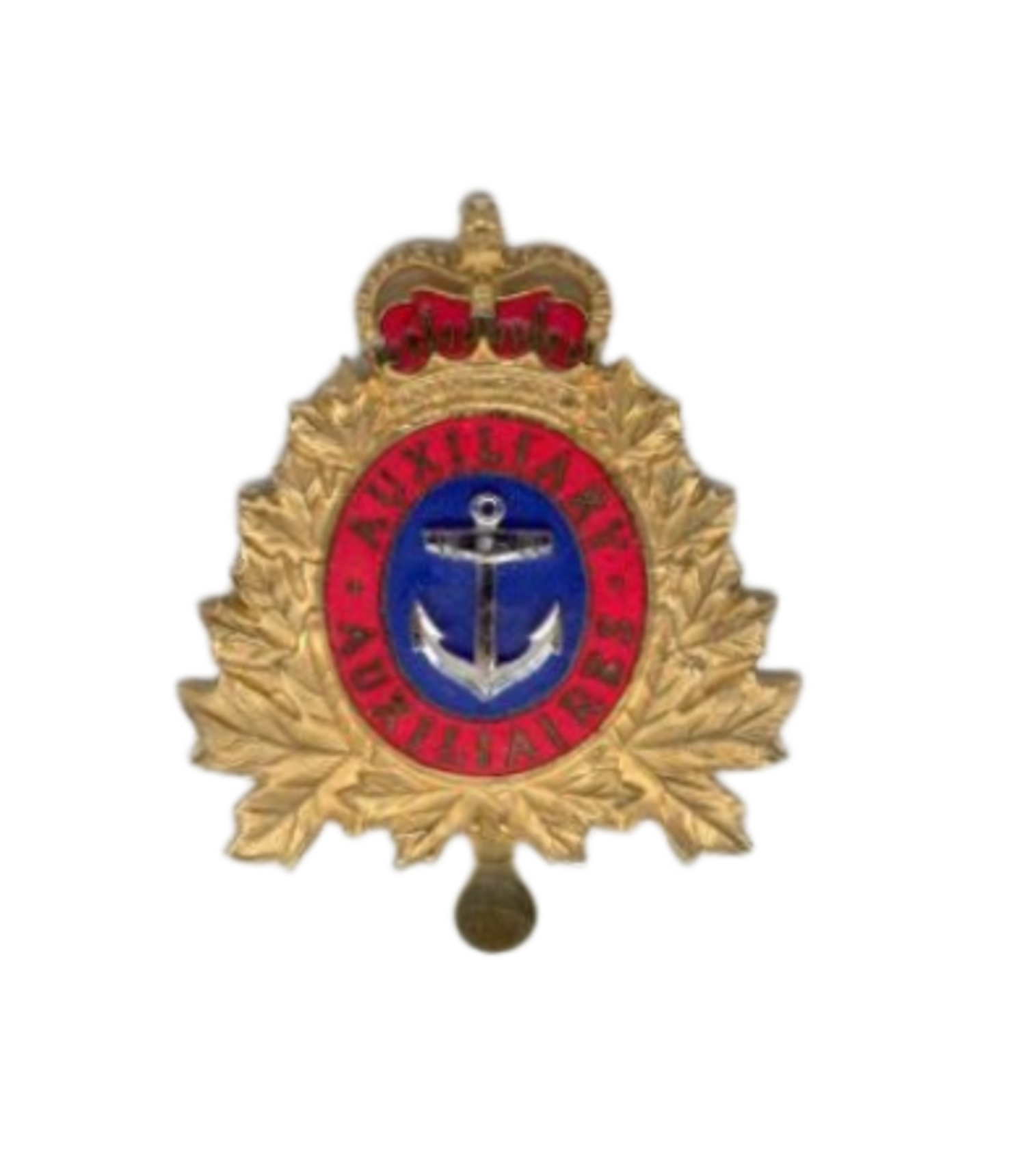 Canadian Armed Forces Naval Auxiliary Vessel (Officer) Cap Badge