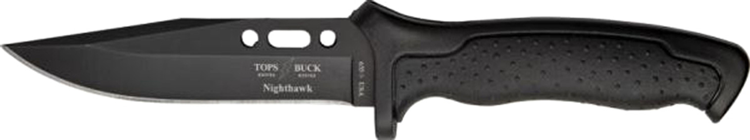 655 Tops/Buck Short Nighthawk 4.7/8" Black Oxide Blade