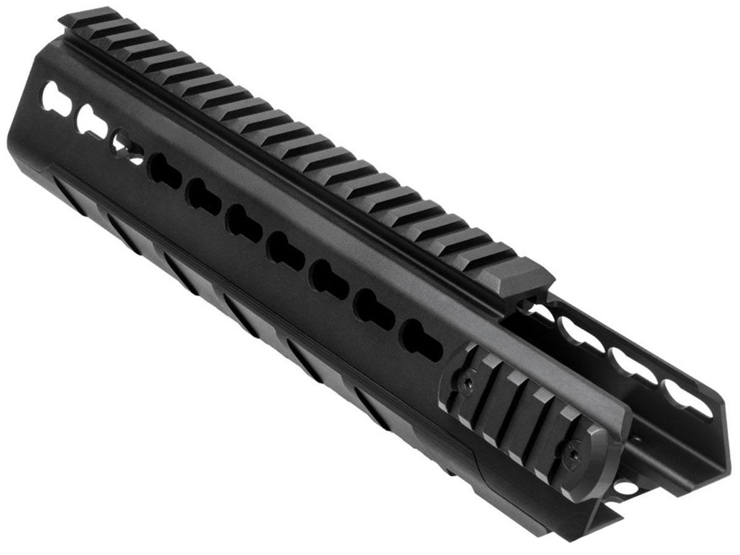 NcSTAR VISM Extended Keymod Triangle Mid-Length Handguard for M4 / AR15 Rifles