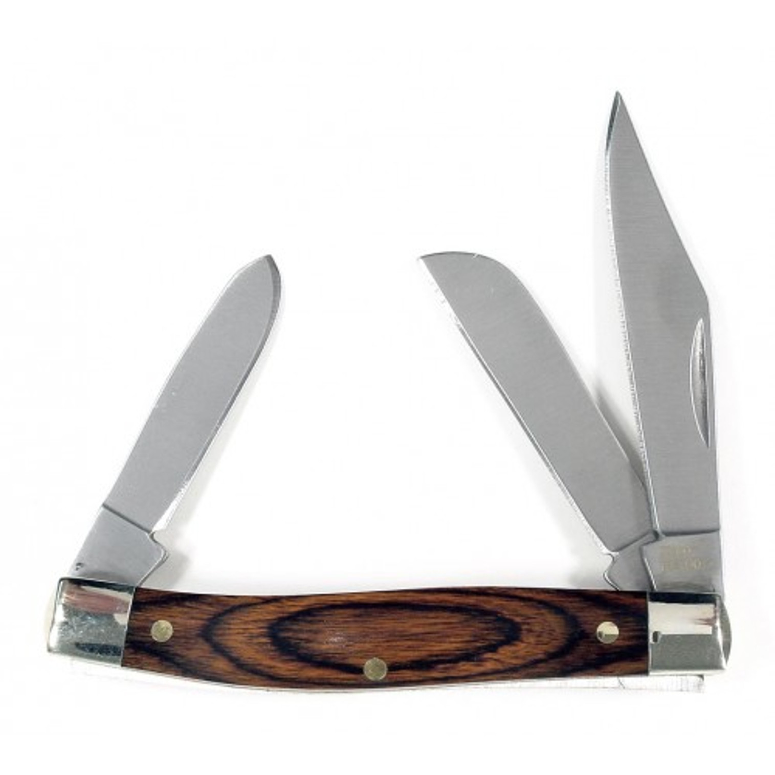 RUKO RUK0071, 440A, 3-5/16" Folding Blade Pocket Knife,  Pakkawood Handle