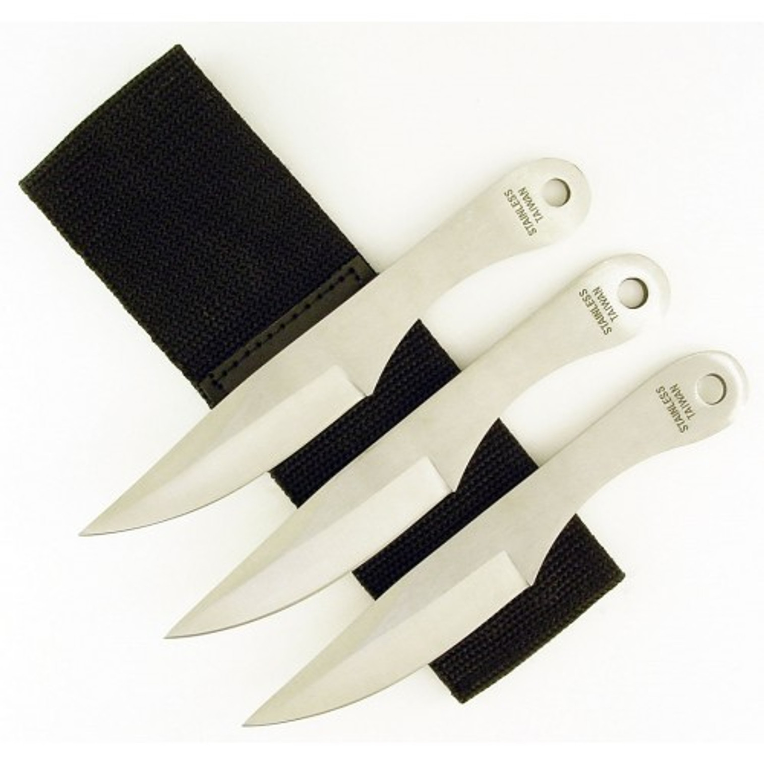 6 PC Professional Jack Ripper Throwing Knife Set 440 Stainless Steel with  Sheath