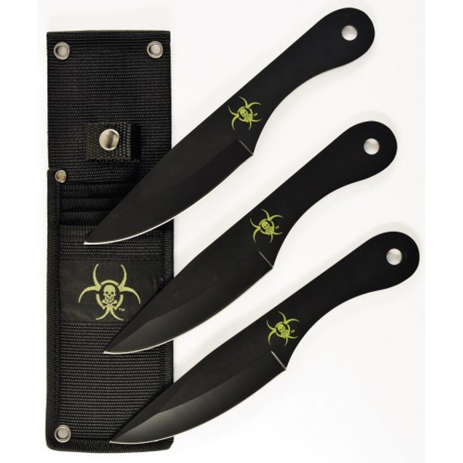 RUKO K3422M3B, 420A, End of Days® Set of 3 - 8-1/2" Throwing Knives, boxed