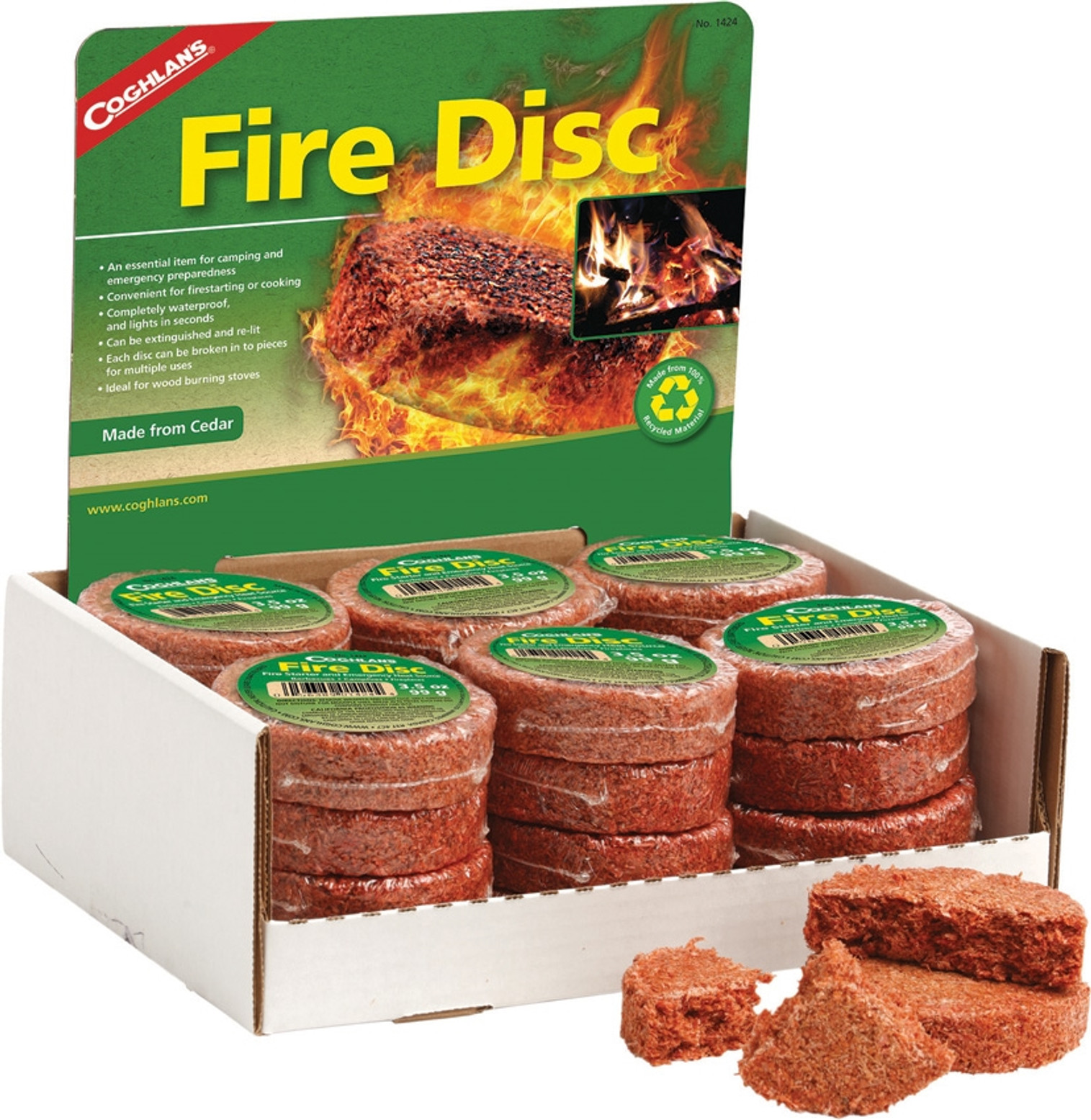 Fire Disc Display 24 Pk