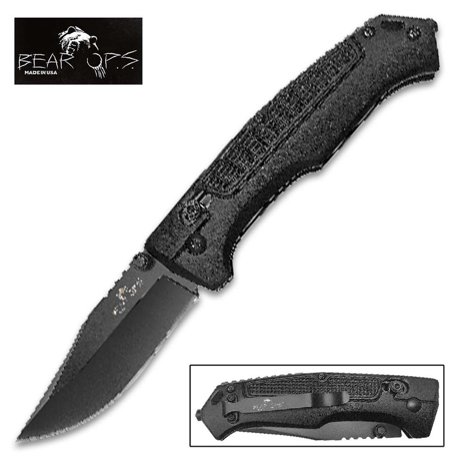 Bear OPS Rancor IV Clip Point Pocket Knife