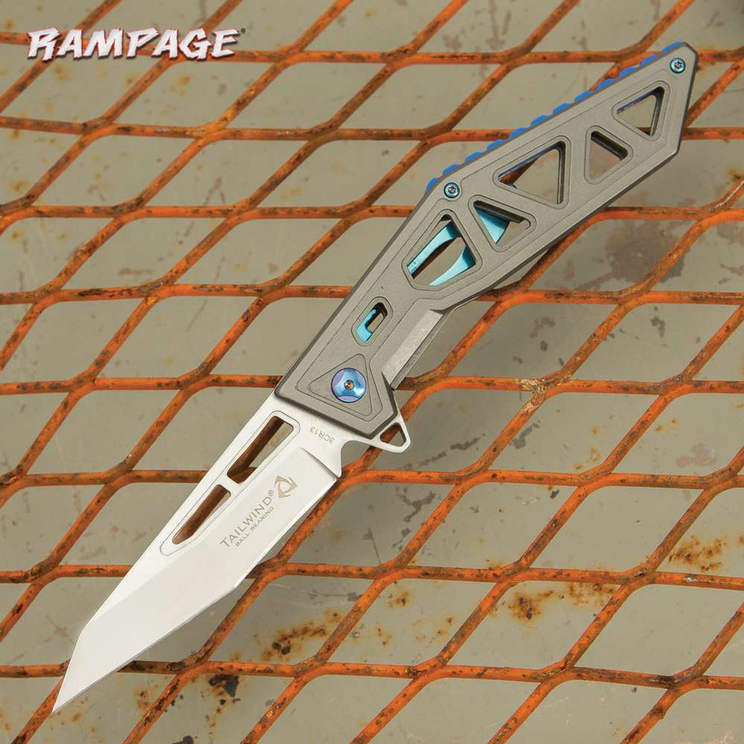 Rampage Tailwind Skeletonized Pocket Knife