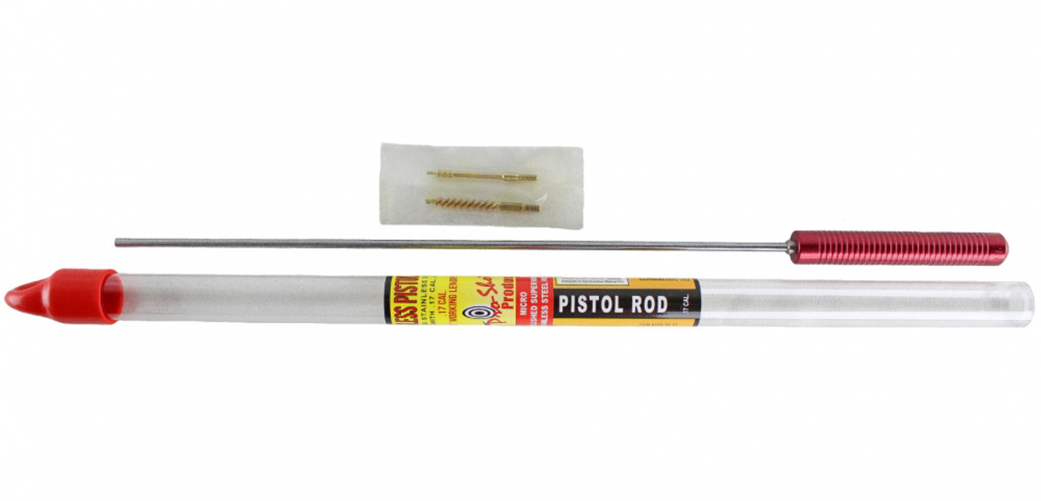 17 Cal 12" Premium Stainless Steel Pistol Rod W/Jag