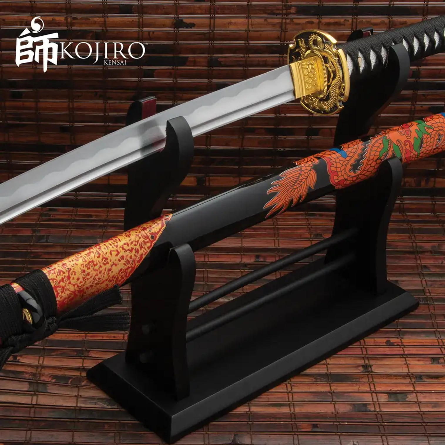 Kojiro Fire Dragon Katana And Scabbard