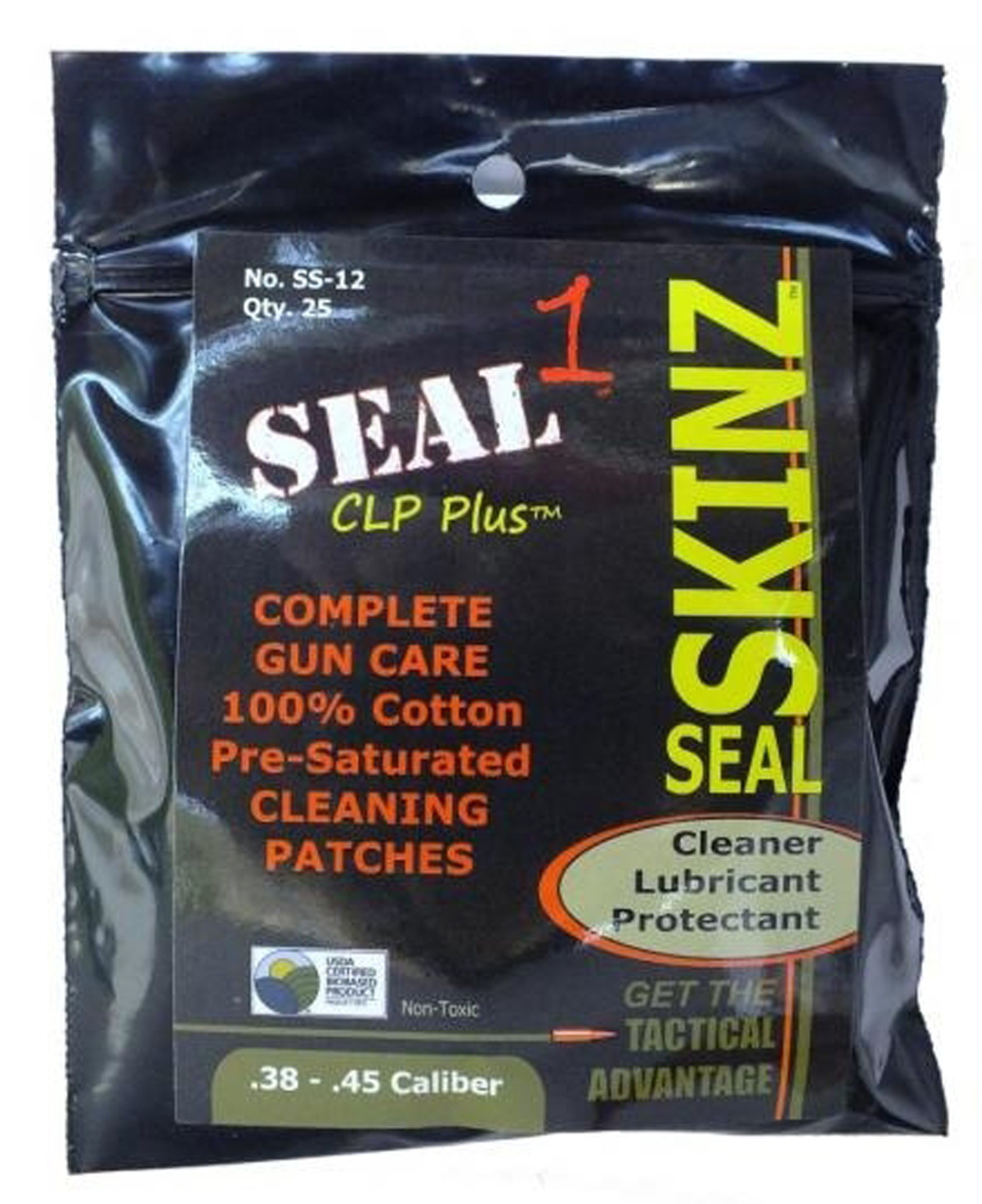 38-45 Cal Seal Skinz Pre-Saturated Cleaning Patches