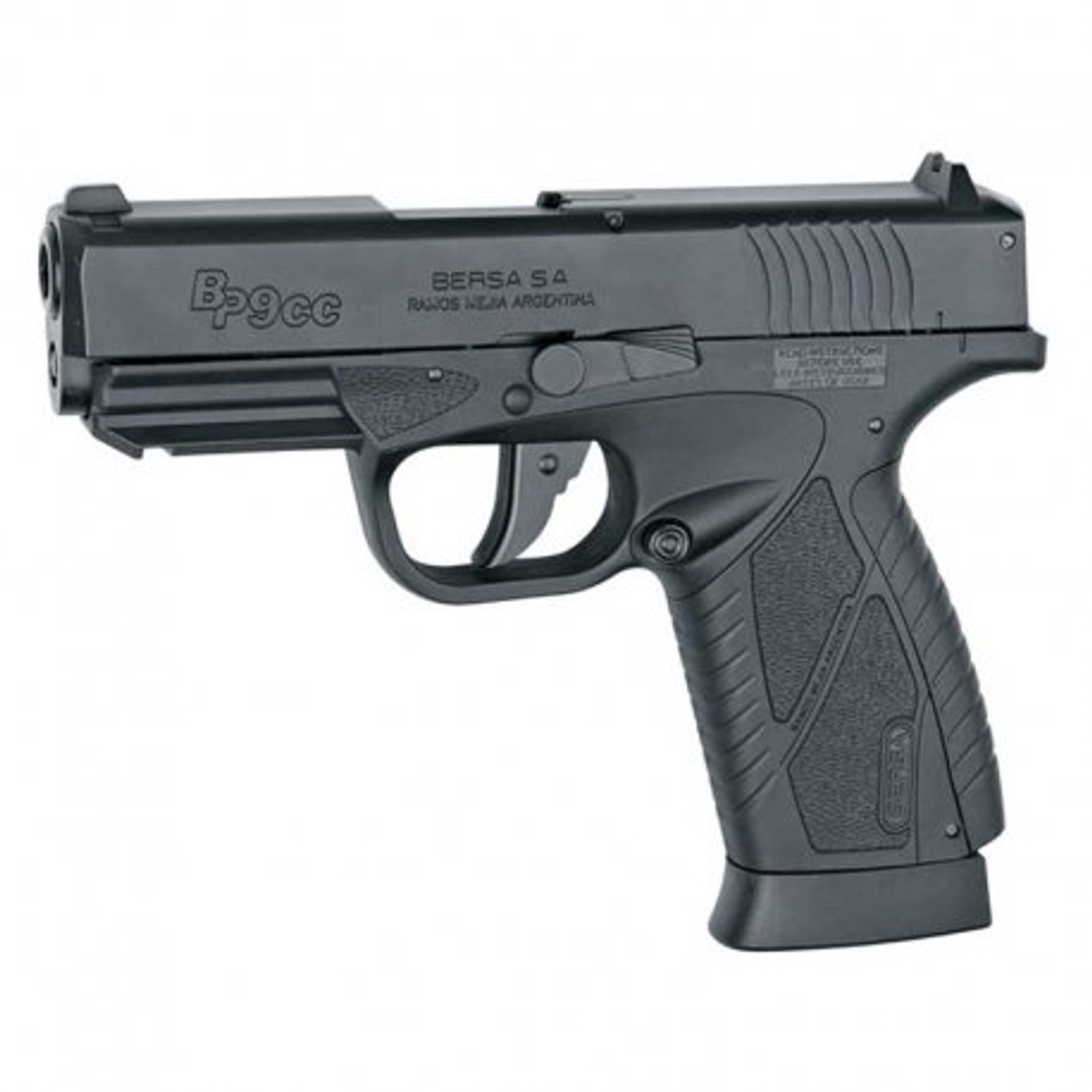 Bersa BP9CC GBB CO2 Airsoft Gun Pistol Black