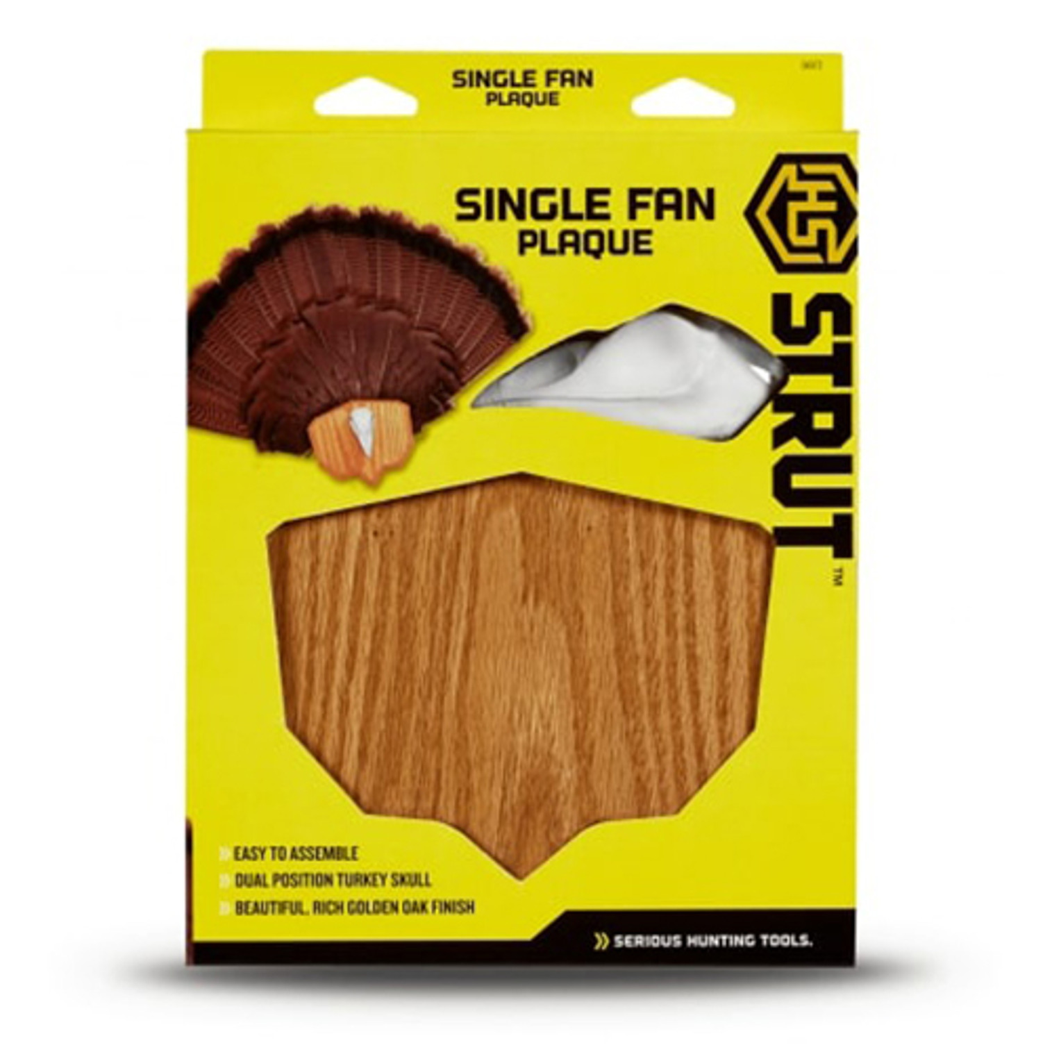 Single Fan Turkey Plaque