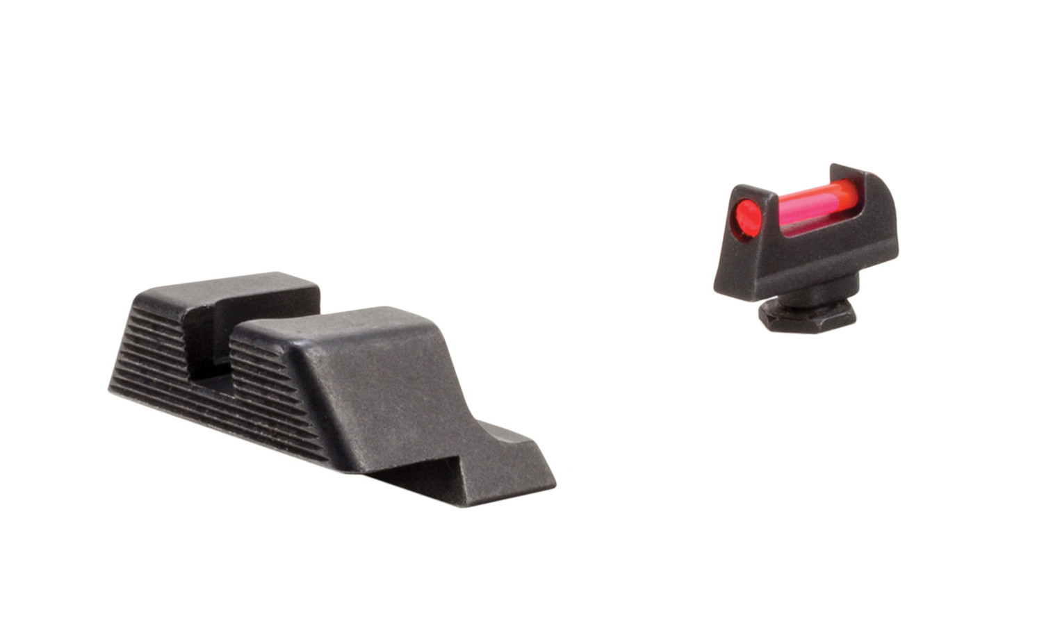 Trijicon Fiber Sights Glock Small Frames Front: Red/Green Fiber, Rear: Black, Non-Illuminated