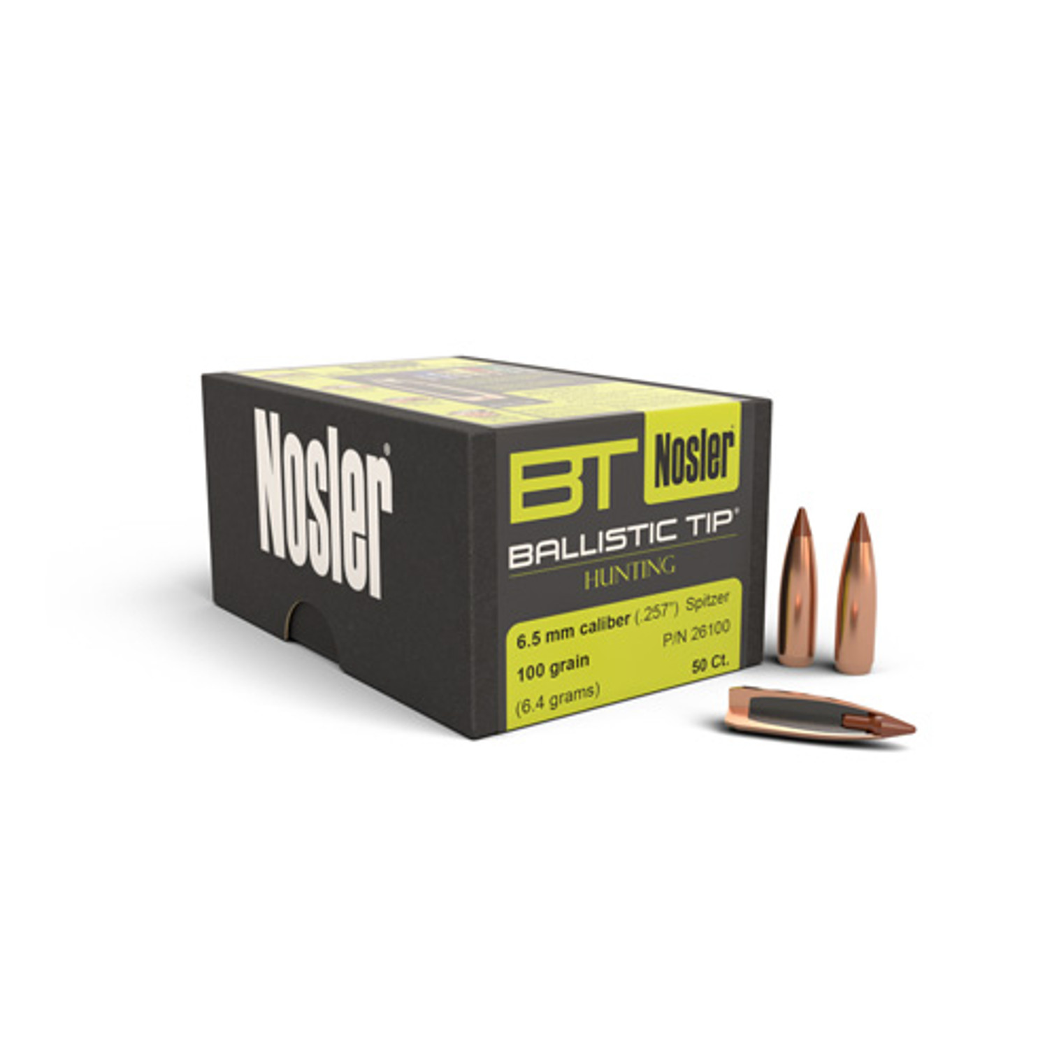 .264 Dia 100Gr Ballistic Tip