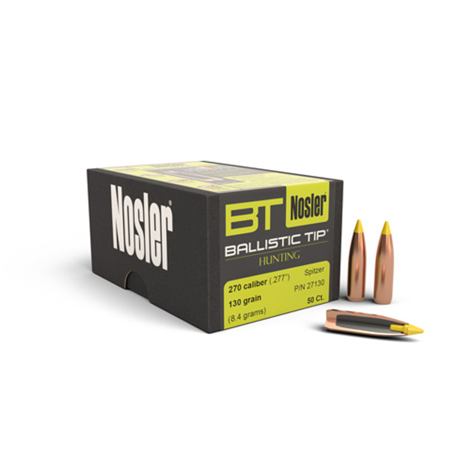 .277 Dia 130Gr Ballistic Tip