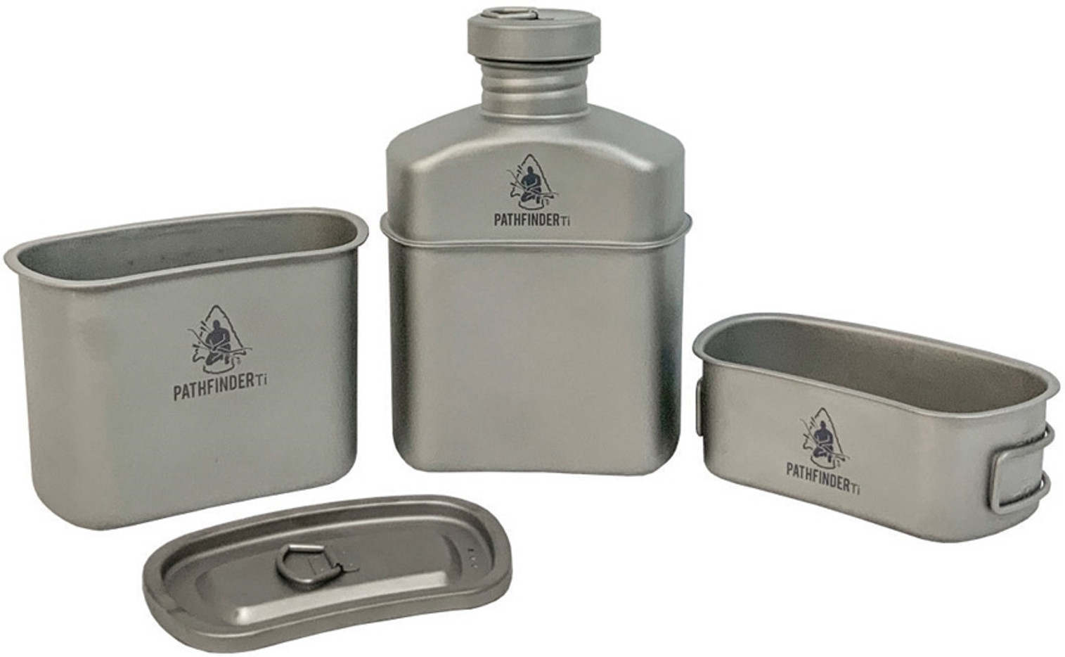 Pathfinder Stainless Steel Canteen Cooking Set - Hero Outdoors