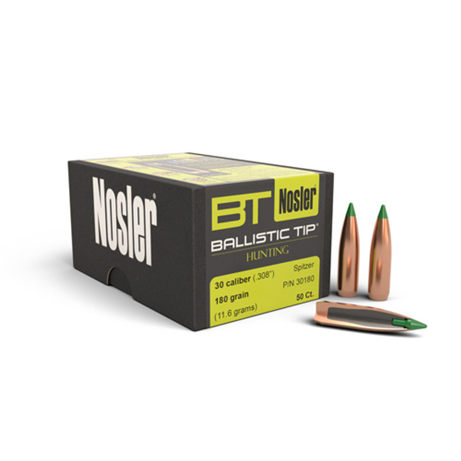 .308 Dia 180Gr Ballistic Tip