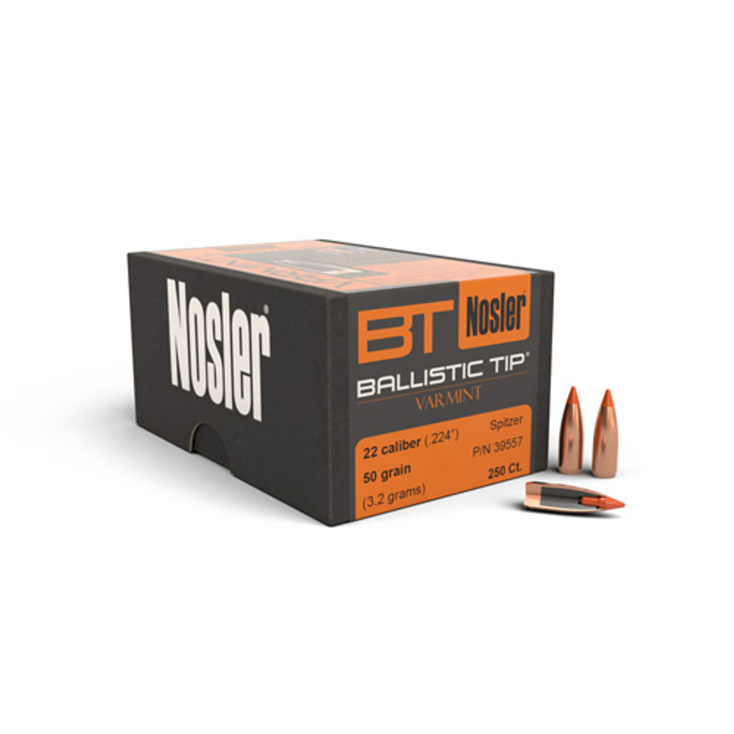 .224 Dia 50Gr Ballistic Tip Varmint Pak