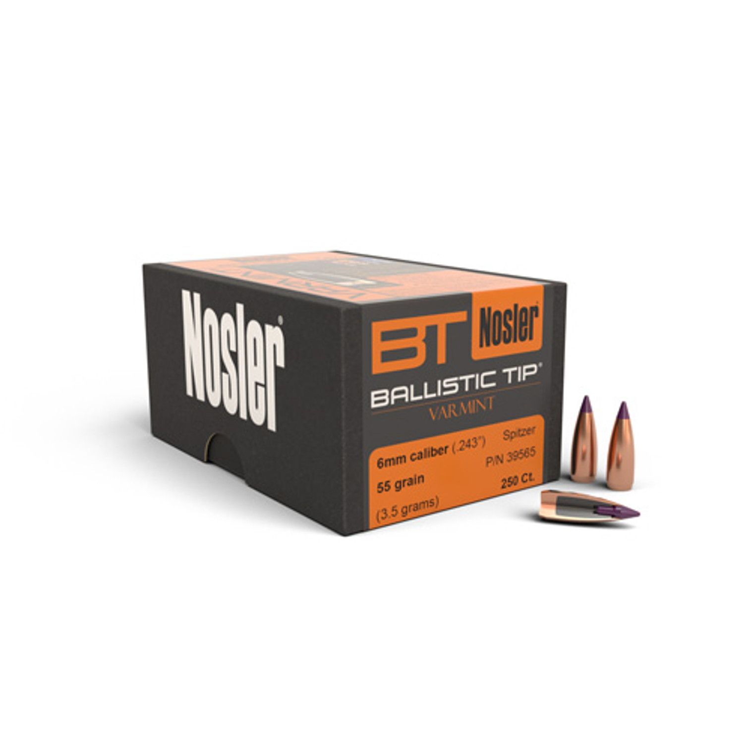 .243 Dia 55Gr Ballistic Tip Varmint Pak