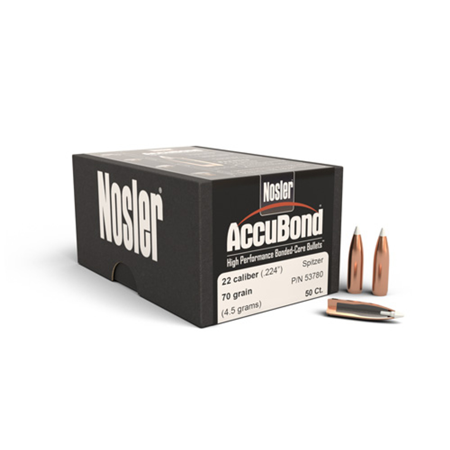 .224 Dia 70Gr Accubond Spitzer