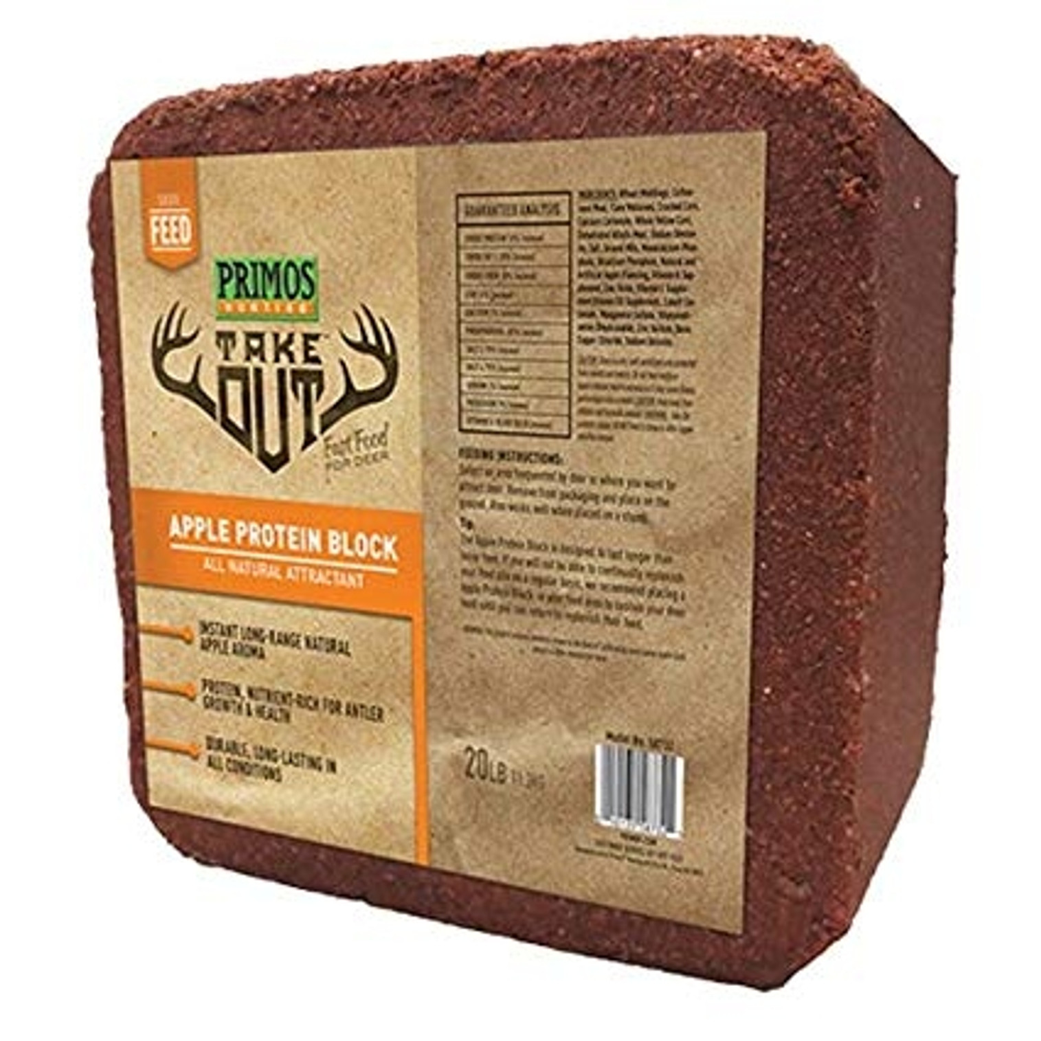 Take Out Block Apple Protein 20 Lb Block