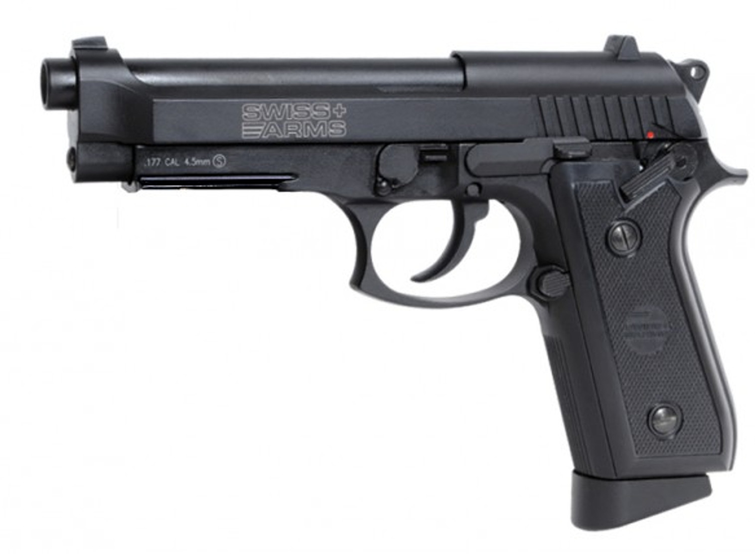 Pistola Co2 4.5 Swiss Arms P84 Full Metal - Aire y Sol