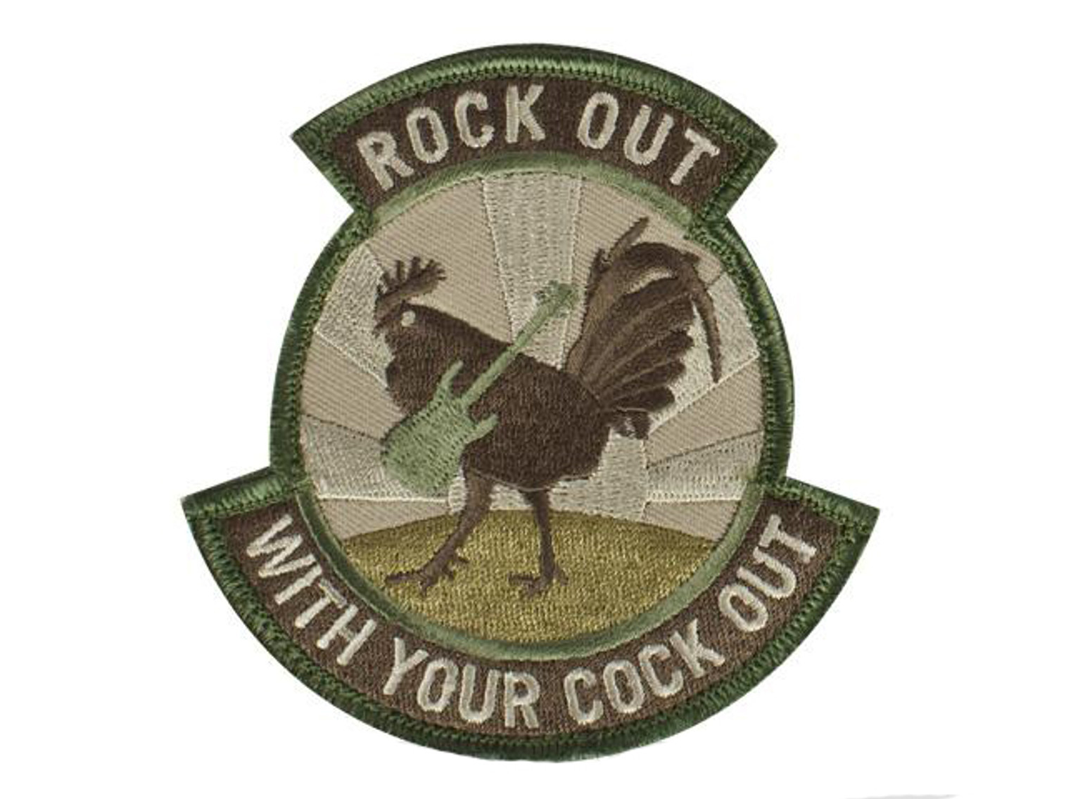 Mil-Spec Monkey "Rock Out" Hook and Loop Patch