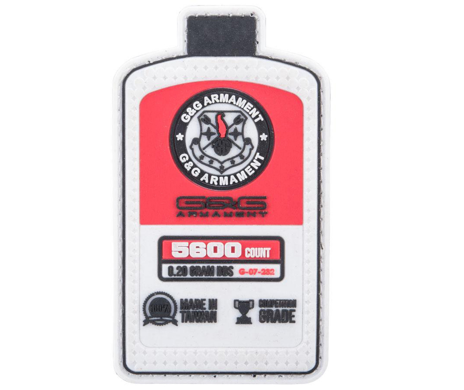 G&G IFF Hook & Loop PVC Patch BB Bottle